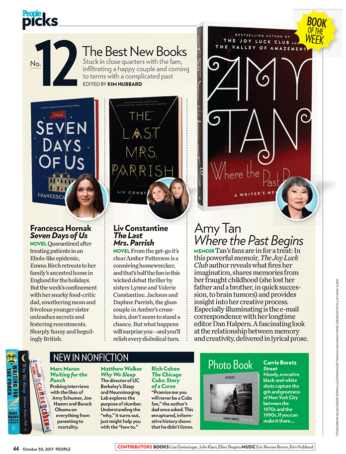 People Magazine chooses The Last Mrs. Parrish as a People Picks Best New Books!